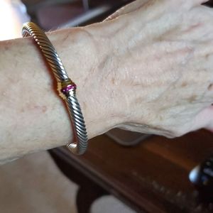 David Yurman Ruby Bracelet